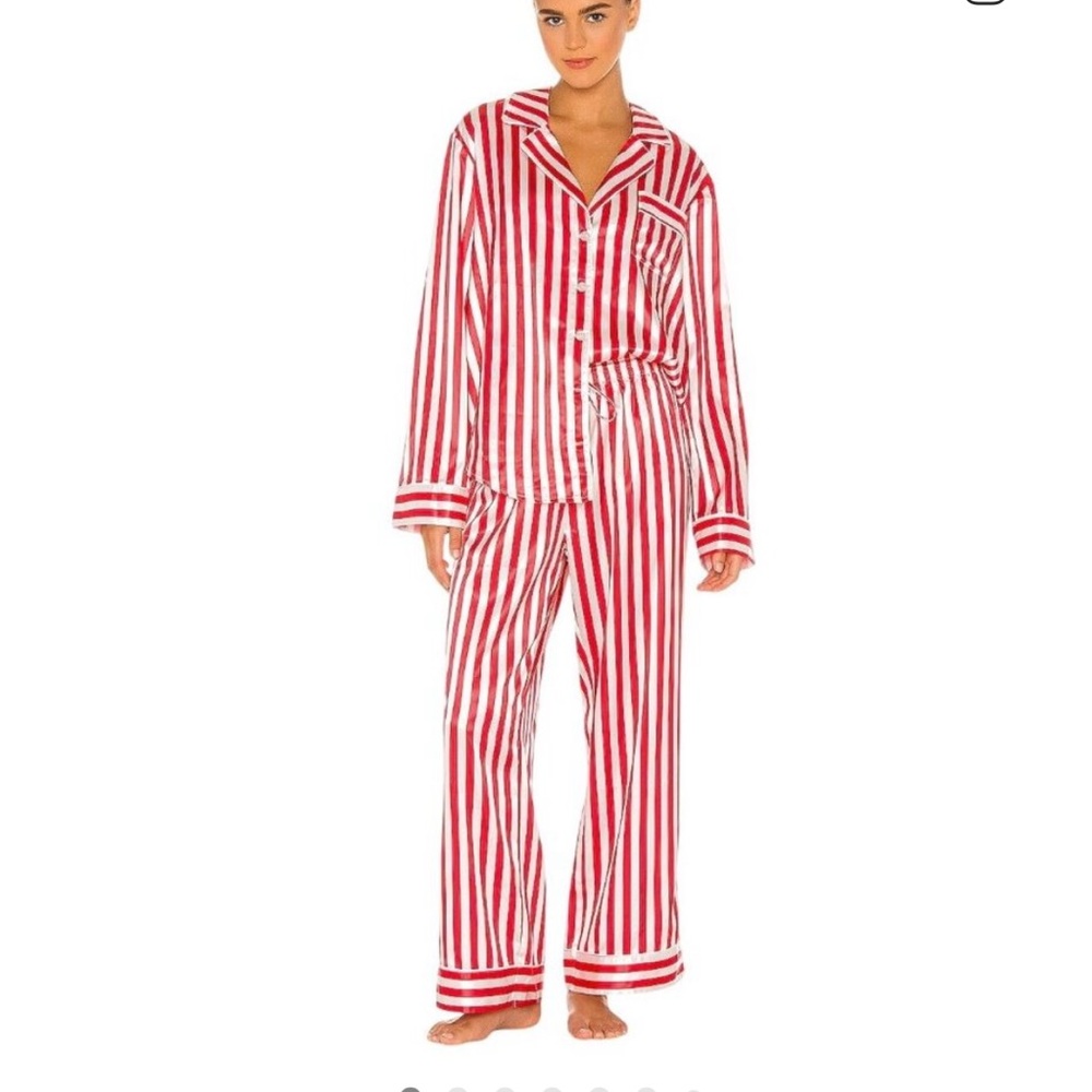 Show Me Your MuMu Red and White Striped Pajamas